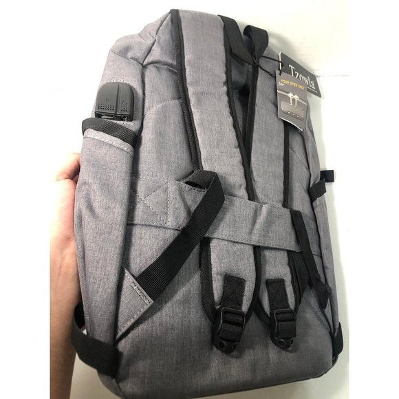 Tzowla Backpack with laptop divider, lock, and charging - Picture 3 of 10